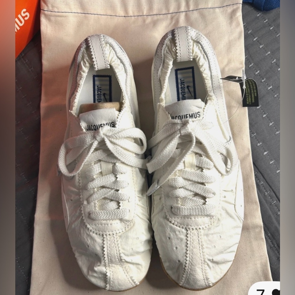 Jacquemus- Nike Collaboration Moon Shoe, SP White Sneakers, Size 8.5 W